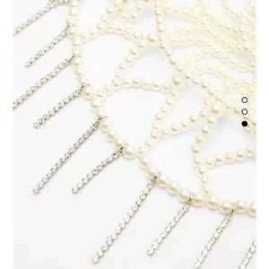 Zara | Accessories | Gorgeous Zara Nwt Jewel Pearl Cap 